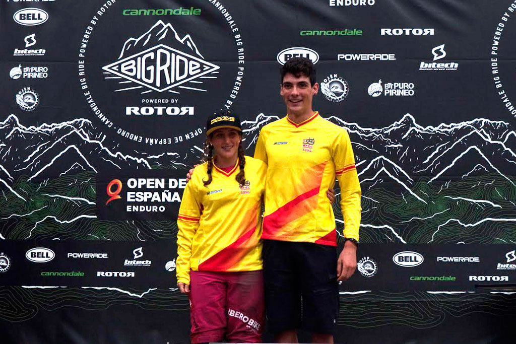 Javier San Román y Miriam Alcántara: campeones del Open de España de Enduro en el Big Ride Tuña