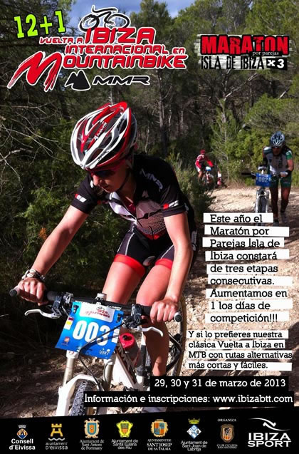 Cartel Vuelta a Ibiza en Mountain Bike MMR 2013