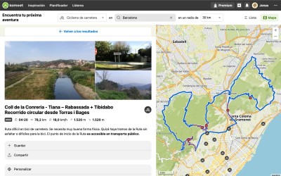 Komoot incorpora el Discover Feed de rutas recomendadas para los usuarios en España