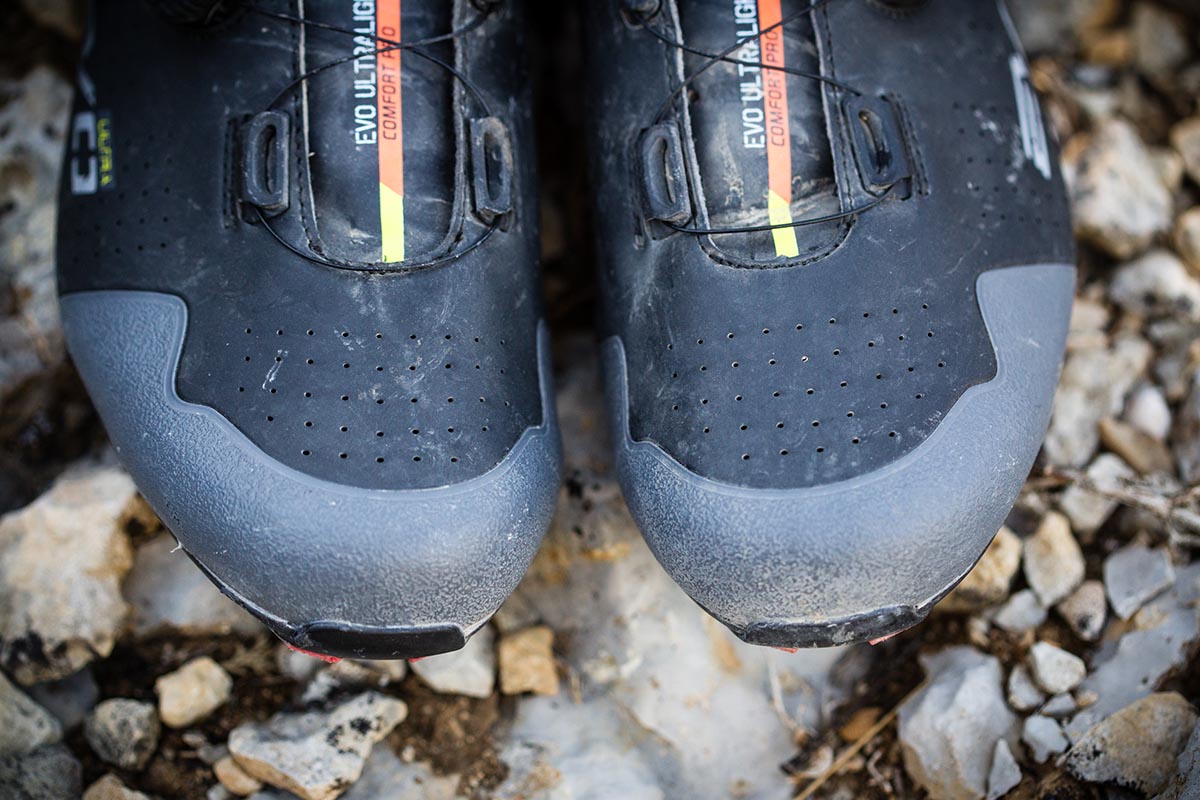 Detalle de la protección de las punteras en las BH EVO Ultralight
