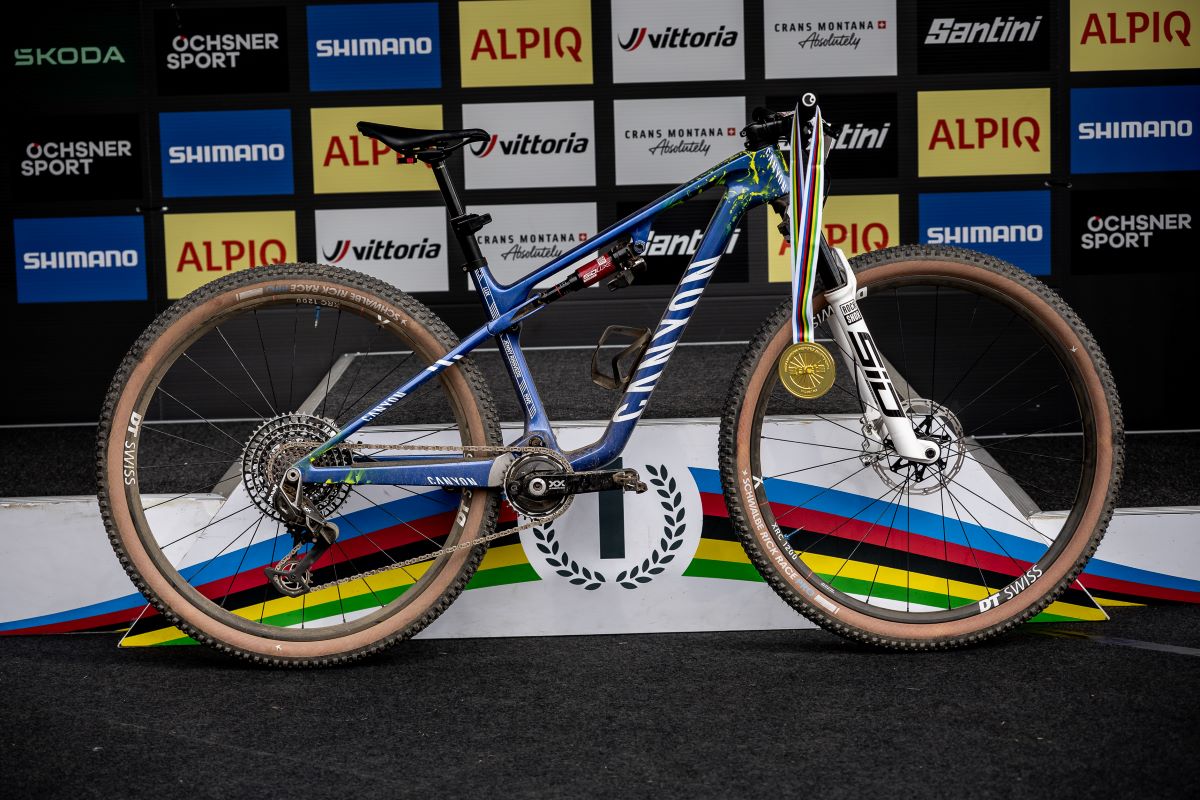 Así es la Canyon Lux World Cup CFR ‘sub 11’ de Jenny Rissveds, nueva Campeona del Mundo XCO