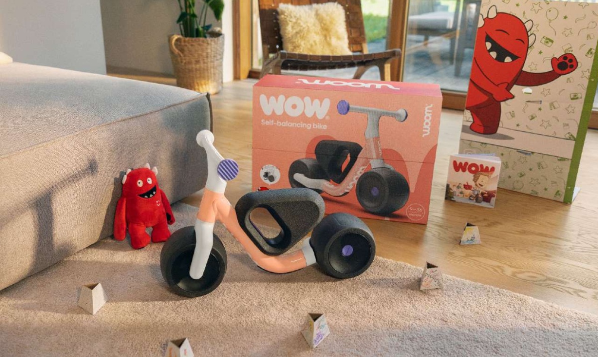 Nueva Woom Wow ¡La balance-bike que se mantiene de pie!