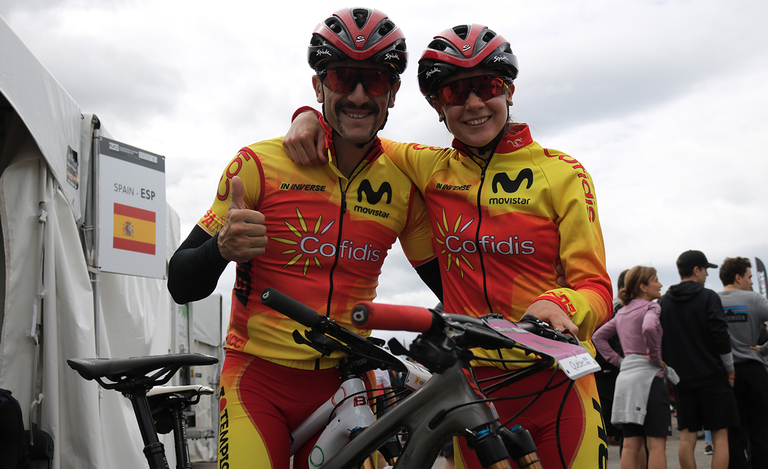 Carlos Coloma y Rocío del Alba, la joven promesa del MTB femenino nacional