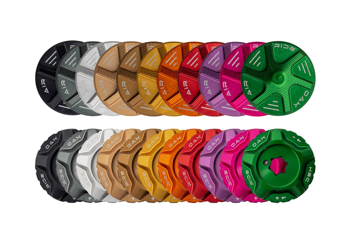 ¡Máxima personalización! tapas para horquillas OAK Forkcap AIR y HSC