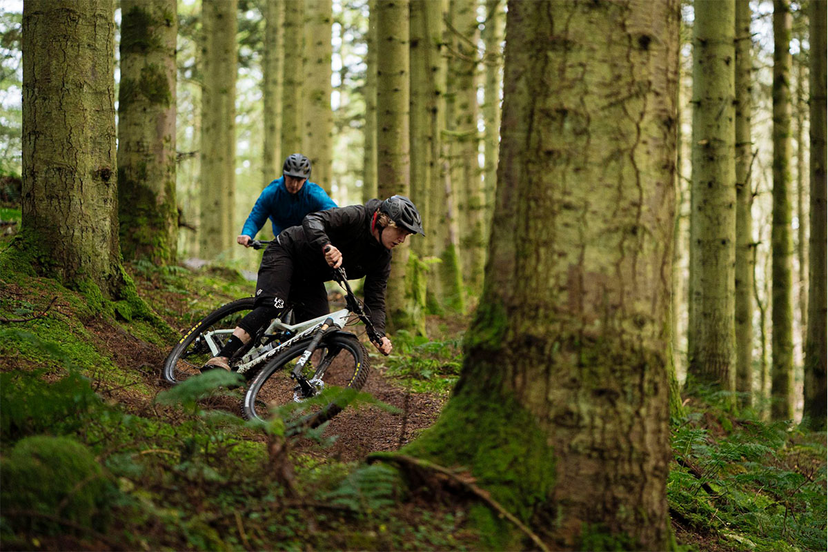 Foto de acción de la Orbea Rise