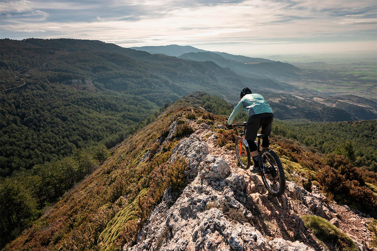 Foto de acción de la Orbea Rise