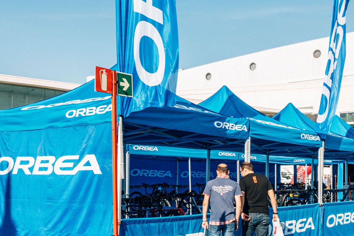 Carpas de Orbea en uno de sus eventos