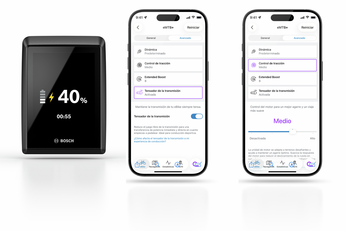 Actualización 1.38 de la app BOSCH eBike Flow: más control de tracción y ajustes del motor