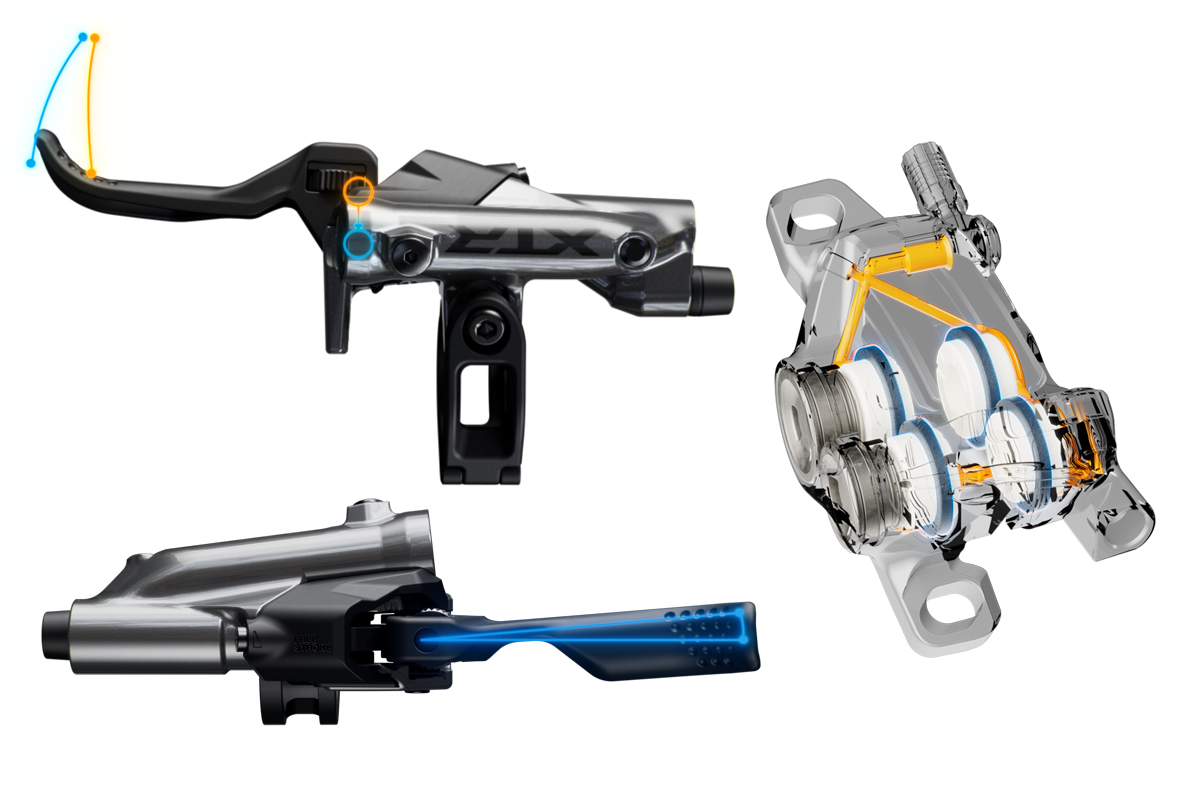 ¡Tres opciones diferentes para XC, Downcountry o Enduro! Así son los nuevos frenos XTR M9200 Di2 