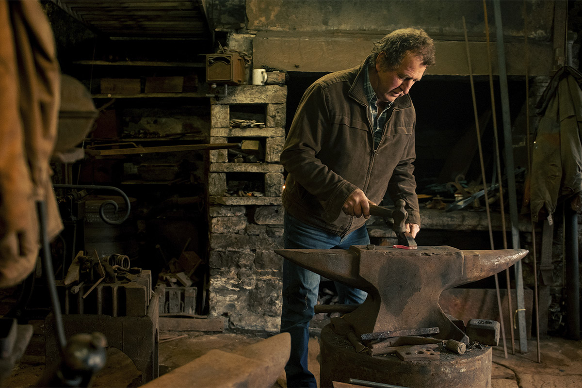 Stephen Calvert, herrero de sexta generación en The Old Smithy