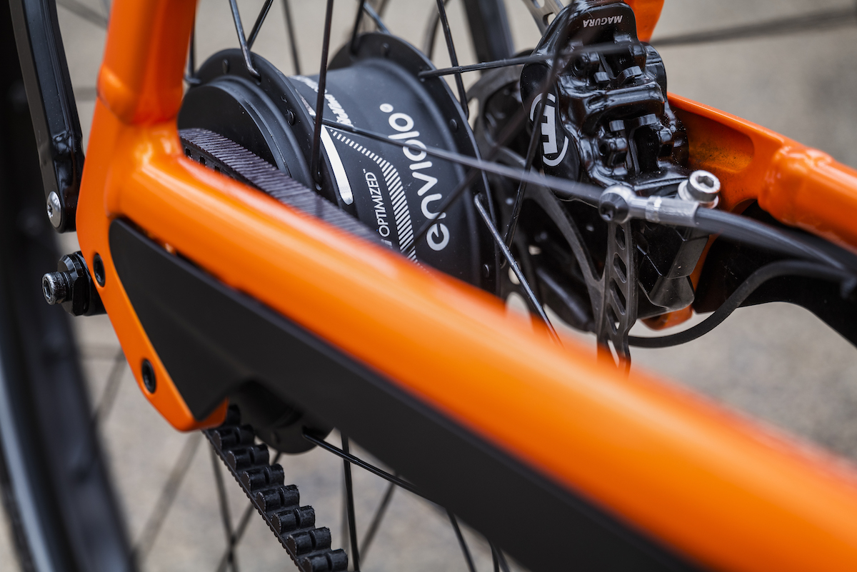 Detalle del motor Scott_Silence_eRIDE_Evo_Speed en el buje trasero