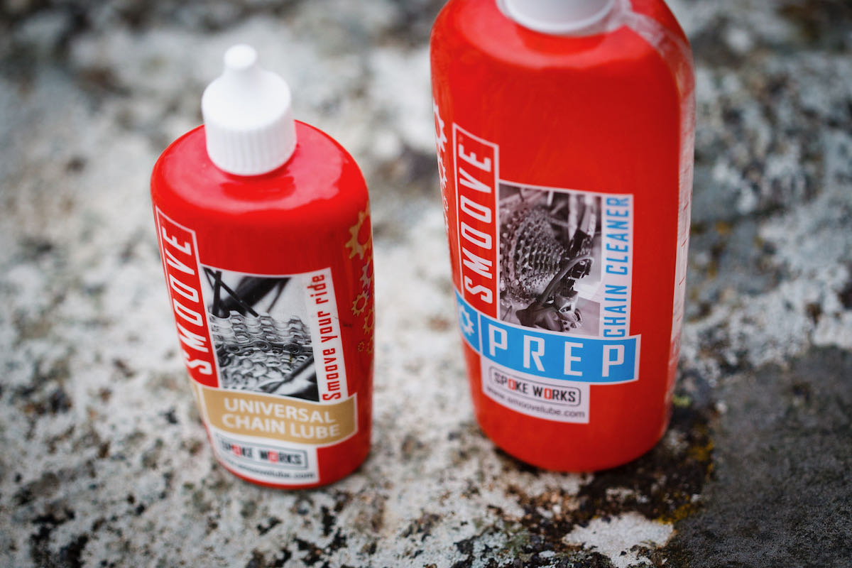 Smoove Prep Chain Cleaner y Universal Chain Lube